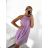 Ärmelloses, plissiertes Sommerkleid für Damen (Einheitsgröße S/M) ITALIAN FASHION IMWB23352