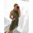 Ärmelloses, plissiertes Sommerkleid für Damen (Einheitsgröße S/M) ITALIAN FASHION IMWB23352
