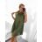 Ärmelloses, plissiertes Sommerkleid für Damen (Einheitsgröße S/M) ITALIAN FASHION IMWB23352