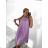 Ärmelloses, plissiertes Sommerkleid für Damen (Einheitsgröße S/M) ITALIAN FASHION IMWB23352