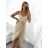Sommer Kurzarm Sommerkleid (S / M ONE SIZE) ITALIENISCHE MODE IMWY21019 S / M Vol. grün