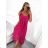 Sommer Kurzarm Sommerkleid (S / M ONE SIZE) ITALIENISCHE MODE IMWY21019 S / M Vol. grün