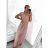 Damenkleid aus Baumwolle mit kurzen Ärmeln aus Spitze (S / M ONE SIZE) ITALIAN FASHION IMWM215877 S/M schwarz