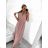 Damenkleid aus Baumwolle mit kurzen Ärmeln aus Spitze (S / M ONE SIZE) ITALIAN FASHION IMWM215877 S/M schwarz