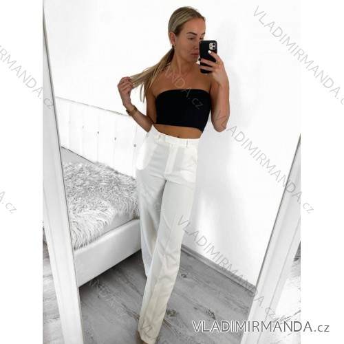 Elegante Langarmbluse für Damen (Einheitsgröße S/M) ITALIAN FASHION IMM23MS53757 S/M weiß