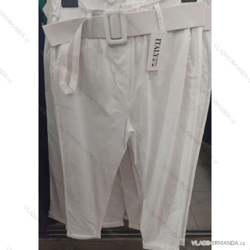 Kurze Damenhose mit Gürtelstretch (M/L ONE SIZE) ITALIAN FASHION IM323070