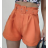 Damen-Shorts mit Gürtel (S/M EINHEITSGRÖSSE) ITALIAN FASHION IMPBB23C17049