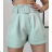 Damen-Shorts mit Gürtel (S/M EINHEITSGRÖSSE) ITALIAN FASHION IMPBB23C17049