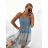Trägerloses Sommerkleid für Damen (Einheitsgröße S/M) ITALIAN FASHION IMPGM23026