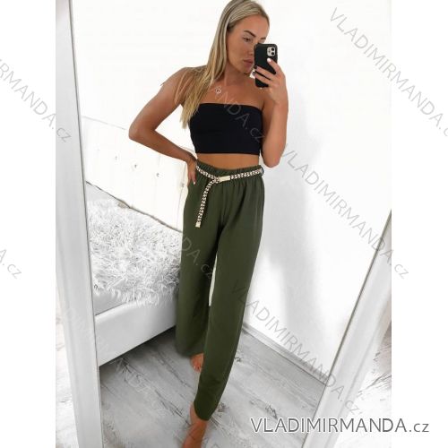 Elegantes langärmliges Kleid mit Gürtel für Damen (Einheitsgröße S/M) ITALIAN FASHION IMM23UN6139