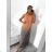Langes trägerloses Sommerkleid für Damen (S/M/L/XL/2XL Einheitsgröße) ITALIAN FASHION IMFF23002