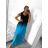Langes trägerloses Sommerkleid für Damen (S/M/L/XL/2XL Einheitsgröße) ITALIAN FASHION IMFF23002