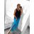 Langes trägerloses Sommerkleid für Damen (S/M/L/XL/2XL Einheitsgröße) ITALIAN FASHION IMFF23002