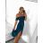 Langes Carmen-Kurzarmkleid für Damen (S/M EINHEITSGRÖSSE) ITALIAN FASHION IMPGM2323171/DU S/M Beige