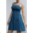 Elegantes Sommerkleid für Damen mit Trägern (S/M EINHEITSGRÖSSE) ITALIAN FASHION IMPLS23CH2810
