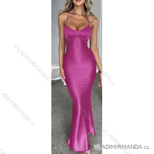 Langes, elegantes trägerloses Damenkleid (S/M EINHEITSGRÖSSE) ITALIAN FASHION IMPLS2329407