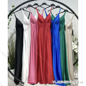 Langes, elegantes trägerloses Damenkleid (S/M EINHEITSGRÖSSE) ITALIAN FASHION IMPLS2327320