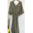 Langes Sommerkleid mit kurzen Ärmeln für Damen (Einheitsgröße S/M) ITALIAN FASHION IMPGM23128