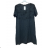 Shirt verlängert 3/4 Langarm Damen (L/XL/2XL ONE SIZE) ITALIAN FASHION IM423025