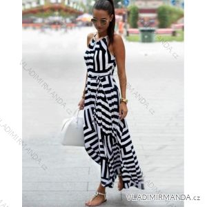 Langes Sommer Damenkleid (uni s-m) ITALIAN FASHION IMM20119
