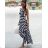 Langes Sommer Damenkleid (uni s-m) ITALIAN FASHION IMM20119