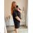 Šaty oversize krátký rukáv dámské (L/XL/2XL/3XL ONE SIZE) ITALSKÁ MÓDA IMD20451