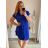 Šaty letní na ramínka dámské (S/M ONE SIZE) ITALSKÁ MÓDA IMPBB22B21841 XL/2XL hellblau
