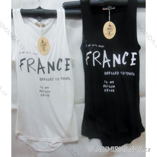 Sommer Damen Singlet (s / ml / xl) GLÜCKLICHES MÄDCHEN R3111