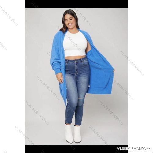 Strickjacke mit langen Ärmeln für Damen (Einheitsgröße S/M) ITALIAN FASHION IMWAA223636