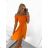 Carmen Sommer Sommer Schulterkleid (UNI S / M) ITALIENISCHE MODE IMM20628