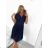 Kurzärmliges Sommerkleid für Damen (Einheitsgröße S/M) ITALIAN FASHION IMM23M20814 S/M hellblau
