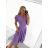 Kurzärmliges Sommerkleid für Damen (Einheitsgröße S/M) ITALIAN FASHION IMM23M20814 S/M hellblau