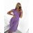 Kurzärmliges Sommerkleid für Damen (Einheitsgröße S/M) ITALIAN FASHION IMM23M20814 S/M hellblau