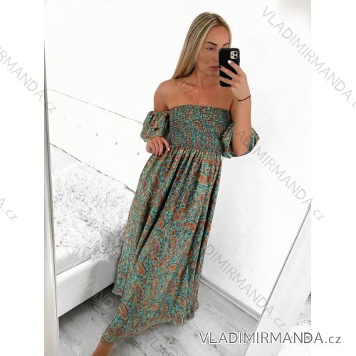 Damen Langarmkleid (S / M ONE SIZE) ITALIAN FASHION IMM211555