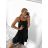 Šaty letní na ramínka dámské (S/M ONE SIZE) ITALSKÁ MÓDA IMPBB22B21841 S/M hellrosa