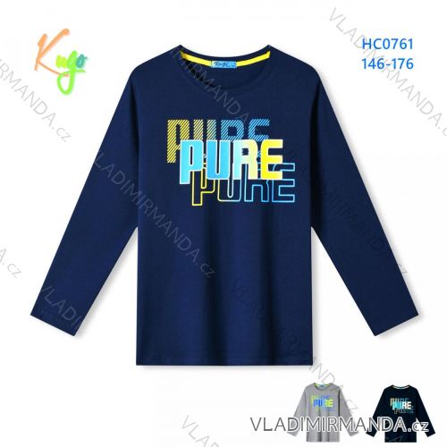 T-Shirt Langarm Jugend Junge (146-176) KUGO HC0761