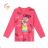 T-Shirt Langarm mit Pailletten Kinder Jugendliche Mädchen (116-146) KUGO B3258