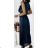 Langes, elegantes, ärmelloses Sommerkleid für Damen (S/M Einheitsgröße) ITALIAN FASHION IMPGM236161