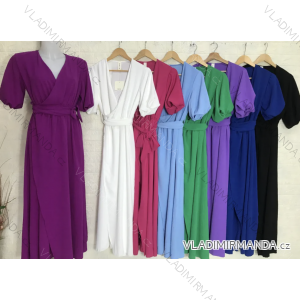 Kurzes Sommerkleid mit Rüschen für Damen (S/M EINHEITSGRÖSSE) ITALIAN FASHION IMPGM2323681