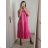 Sommerkleid Kurzarm Damen (uni sl) ITALIENISCHE Mode IM818063 S/M grün