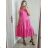 Sommerkleid Kurzarm Damen (uni sl) ITALIENISCHE Mode IM818063 S/M grün