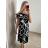 Sommerkleid Kurzarm Damen (uni sl) ITALIENISCHE Mode IM818063