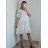 Kurzärmliges Sommerkleid aus Baumwolle für Damen (Einheitsgröße S/M) ITALIAN FASHION IM722253