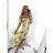 Sommer Kurzarm Sommerkleid (S / M ONE SIZE) ITALIENISCHE MODE IMWY21019 S/M weiß