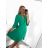 Kleid mit Knöpfen und geknöpften Damen (uni s-m) ITALIAN FASHION IM2203948 S/M béžová