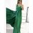 Langes trägerloses Sommerkleid für Damen aus Satin (S/M EINHEITSGRÖSSE) ITALIAN FASHION IMM22360 weiß