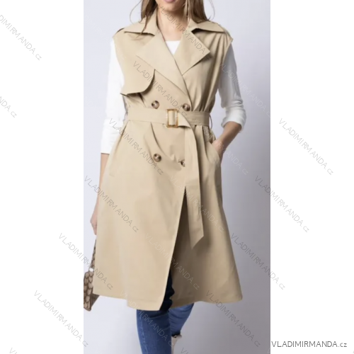 Damenjacke, Weste, Mantel, ärmellos (S/M, Einheitsgröße), ITALIAN FASHION IMPDY23SSH8067