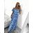 Sommer-Carmen-Langkleid für Damen SANTORINI (S/M EINHEITSGRÖSSE) ITALIAN FASHION IMPBB2323598