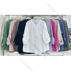 Langes Chiffon-Kurzarmkleid für Damen (S/M ONE SIZE) ITALIAN FASHION IMWGS231048