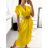 Damen-Sommerkleid mit Gürtel, kurzärmelig (S/M Einheitsgröße) ITALIAN FASHION IMPLI245904